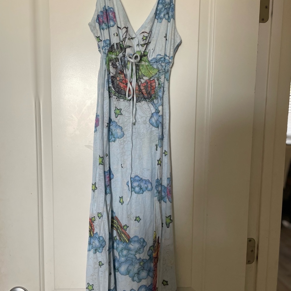butterfly dropout sundress